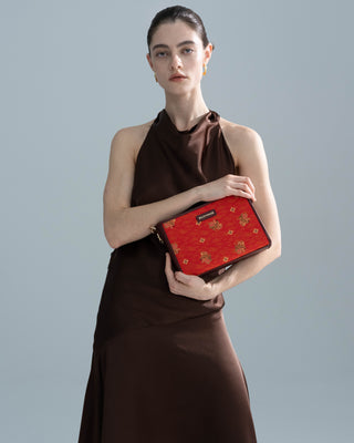Brocade Leather Bag