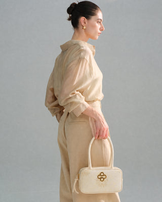 Yellow Firework Brocade Bag