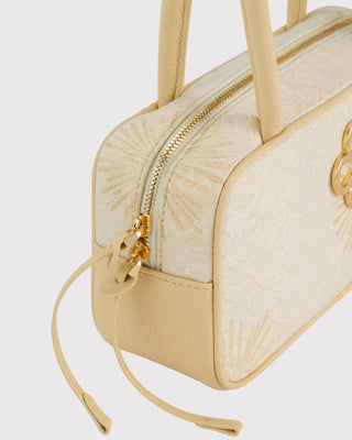 Yellow Firework Brocade Bag