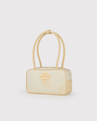 Yellow Firework Brocade Bag