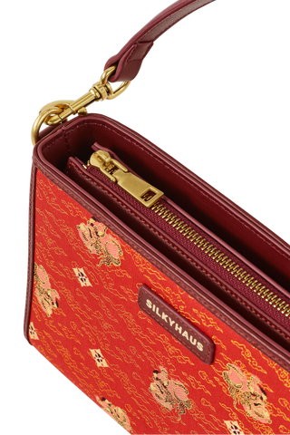 Brocade Leather Bag