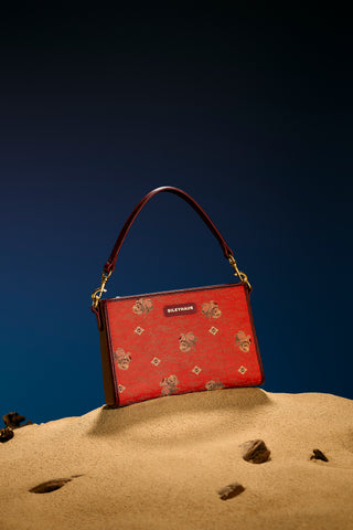 Brocade Leather Bag